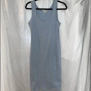 Baby blue midi dress size large !